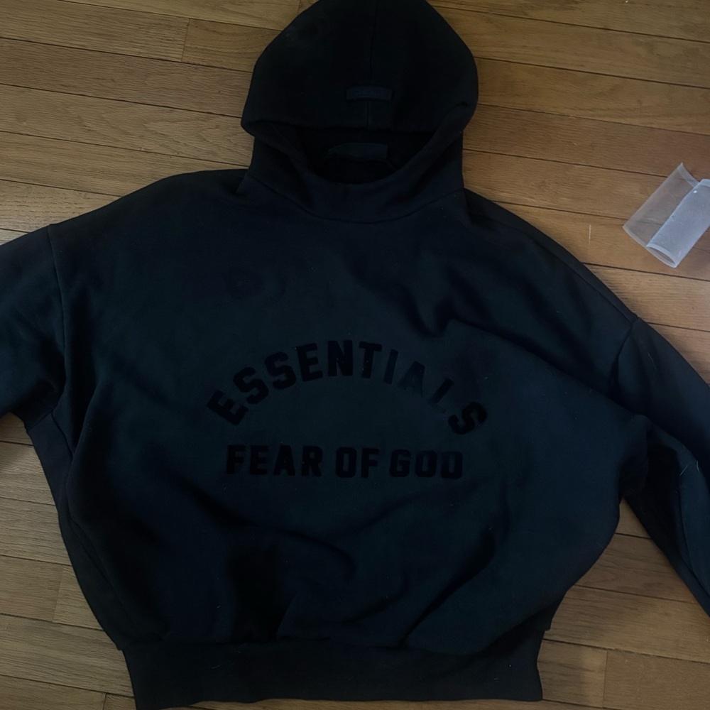 Fear of God Essentials Black Hoodie